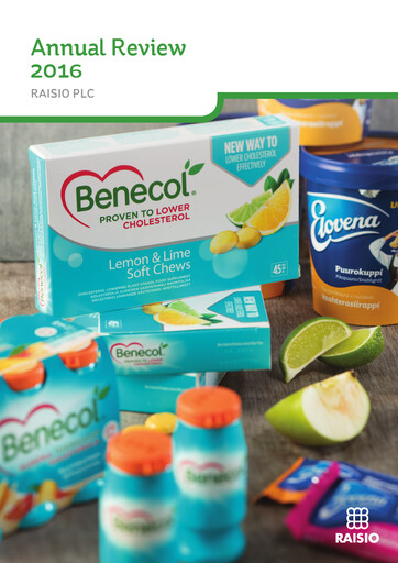 Thumbnail Raisio plc Annual Report 2016