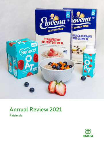 Thumbnail Raisio plc Annual Report 2021