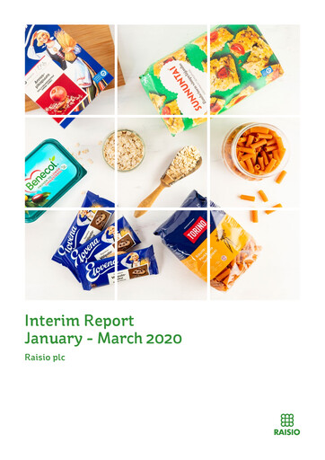 Thumbnail Raisio plc Quarterly Report 2020-q1