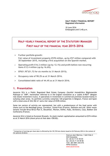 Thumbnail Ascencio Half-year Report 2015-2016-h1