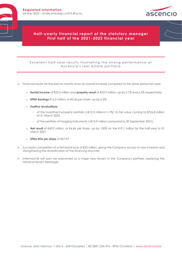 Thumbnail Ascencio Half-year Report 2021-2022-h1