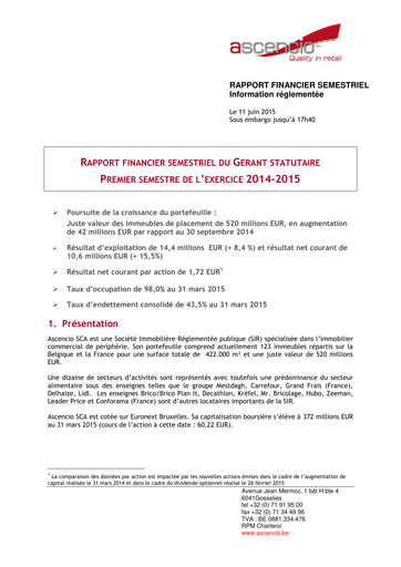 Vorschaubild Ascencio Halbjahresbericht 2014-2015-h1