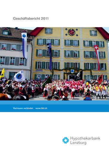 Miniature Hypothekarbank Lenzburg Rapport annuel 2011