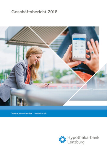 Miniature Hypothekarbank Lenzburg Rapport annuel 2018