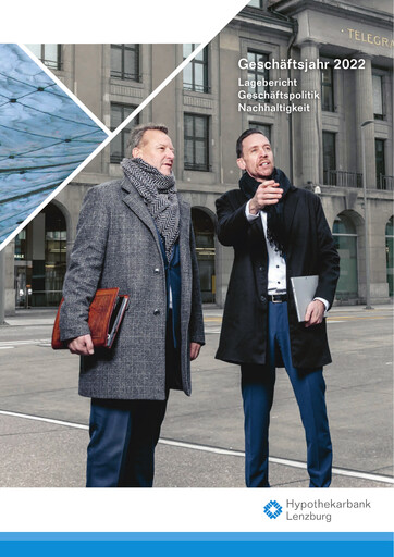 Miniature Hypothekarbank Lenzburg Rapport annuel 2022