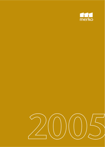 Miniature AS Merko Ehitus Rapport annuel 2005