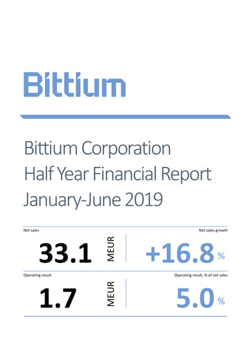 Miniature Bittium Rapport semestriel 2019-h1