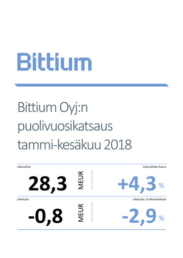 Miniature Bittium Rapport semestriel 2018-h1