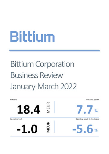 Thumbnail Bittium Quarterly Report 2022-q1
