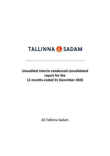 Thumbnail AS Tallinna Sadam Financial Report 2020