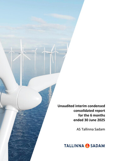 Thumbnail AS Tallinna Sadam Half-year Report 2025-h1
