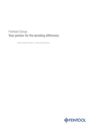 Thumbnail Feintool International Half-year Report 2014-h1