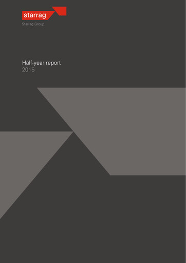 Thumbnail StarragTornos Group Half-year Report 2015-h1