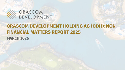 Thumbnail Orascom Development ESG Report 2025