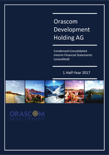 Vorschaubild Orascom Development Halbjahresbericht 2017-h1