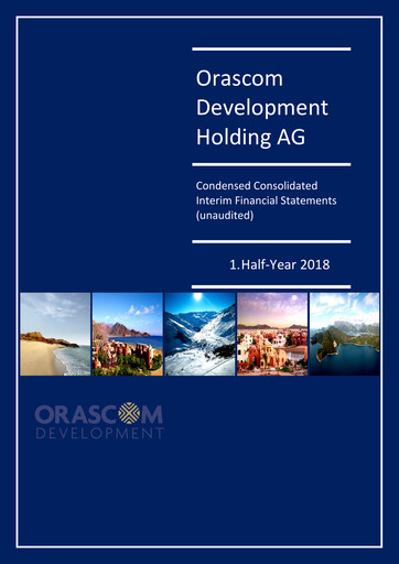 Vorschaubild Orascom Development Halbjahresbericht 2018-h1