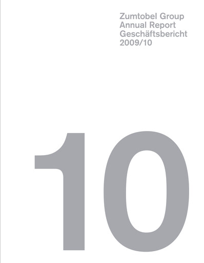 Vorschaubild Zumtobel Group Jahresbericht 2009-2010
