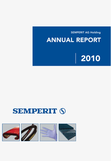 Thumbnail Semperit Annual Report 2010