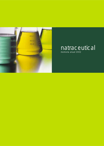 Miniature Laboratorio Reig Jofre Rapport annuel 2002