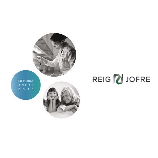 Miniature Laboratorio Reig Jofre Rapport annuel 2015