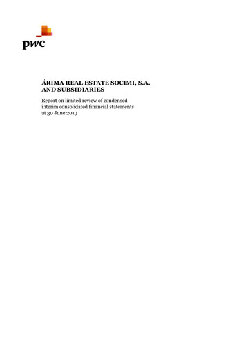 Thumbnail Árima Real Estate Half-year Report 2019-h1