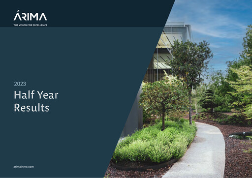 Miniature Árima Real Estate Rapport semestriel 2023-h1