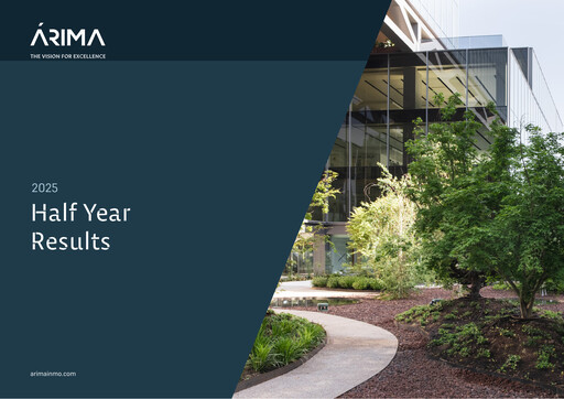 Miniature Árima Real Estate Rapport semestriel 2025-h1