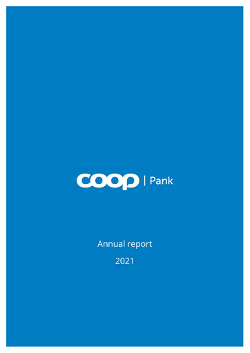 Thumbnail Coop Pank AS Annual Report 2021