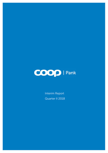 Thumbnail Coop Pank AS Half-year Report 2018-h1