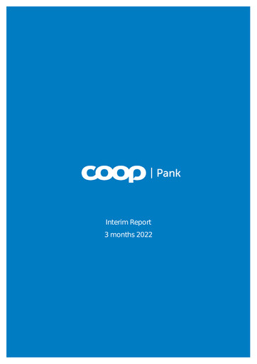 Thumbnail Coop Pank AS Quarterly Report 2022-q1