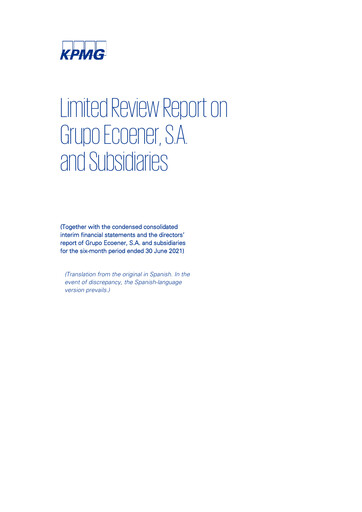 Miniature Ecoener Rapport semestriel 2021-h1