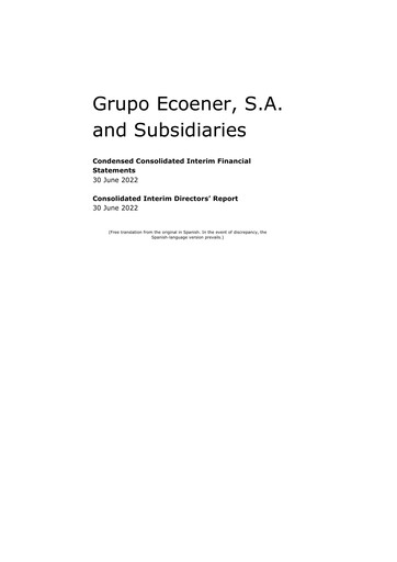 Miniature Ecoener Rapport semestriel 2022-h1