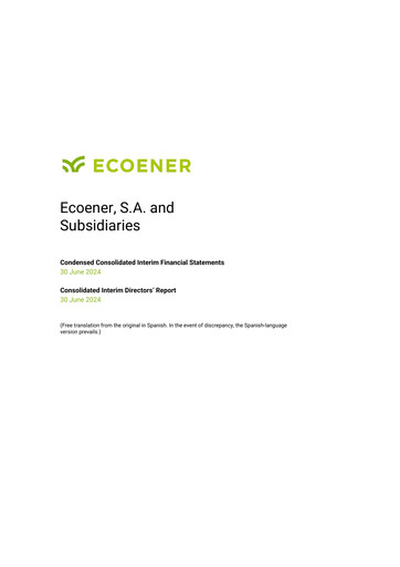 Miniature Ecoener Rapport semestriel 2024-h1