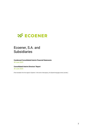 Miniature Ecoener Rapport semestriel 2025-h1