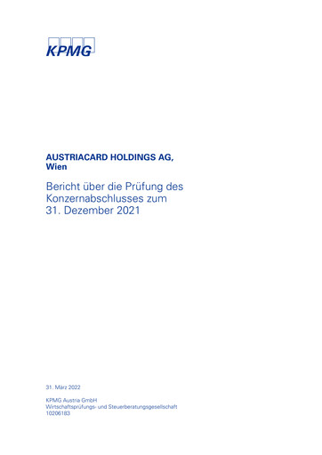 Thumbnail Austriacard Holdings Financial Statement 2021
