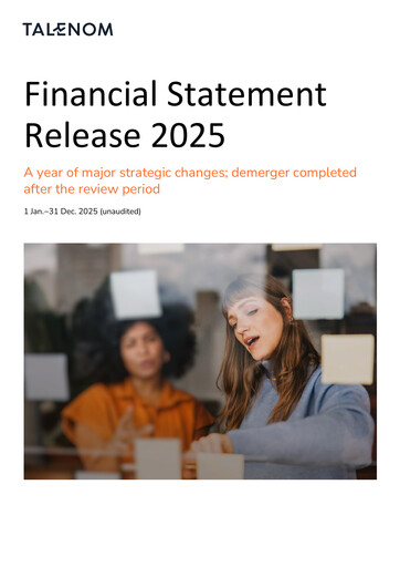 Thumbnail Talenom Financial Statement 2025