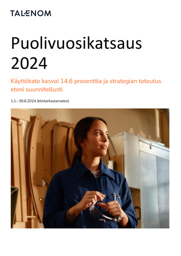 Miniature Talenom Rapport semestriel 2024-h1