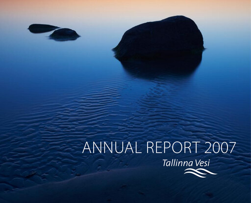 Thumbnail AS Tallinna Vesi Annual Report 2007