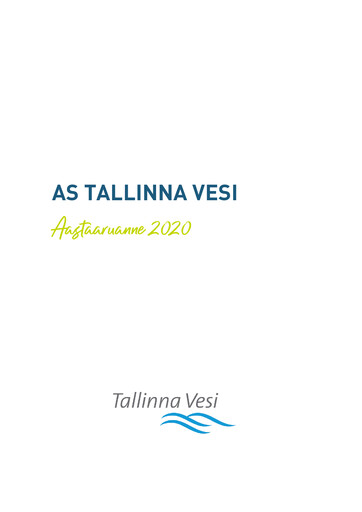 Thumbnail AS Tallinna Vesi Annual Report 2020