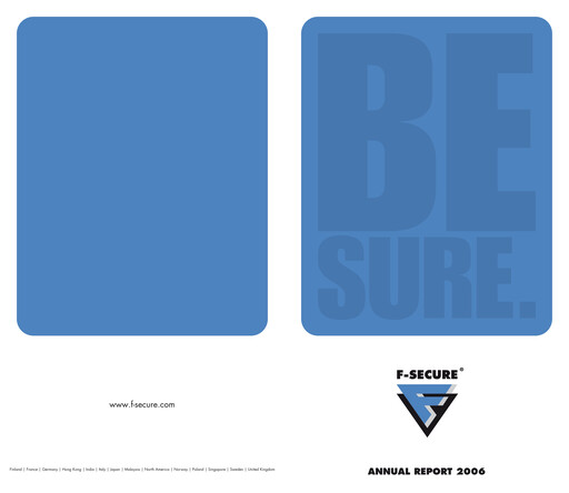 Thumbnail WithSecure Oyj Annual Report 2006