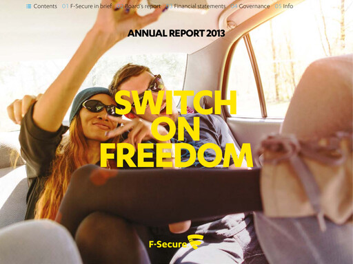 Thumbnail WithSecure Oyj Annual Report 2013