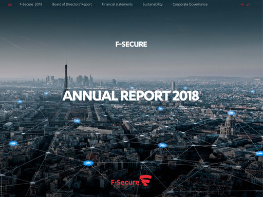 Thumbnail WithSecure Oyj Annual Report 2018