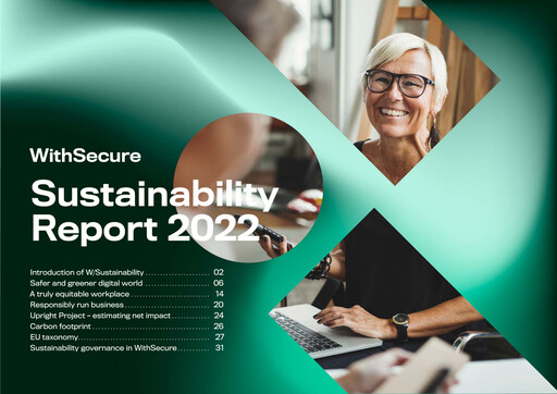 Thumbnail WithSecure Oyj Sustainability Report 2022