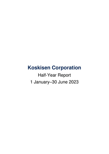 Thumbnail Koskisen Oyj Half-year Report 2023-h1