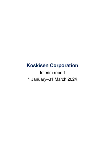 Thumbnail Koskisen Oyj Quarterly Report 2024-q1