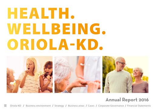 Thumbnail Oriola Annual Report 2016