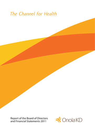 Thumbnail Oriola Financial Statement 2011