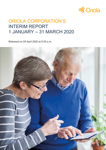 Vorschaubild Oriola Quartalsbericht 2020-q1