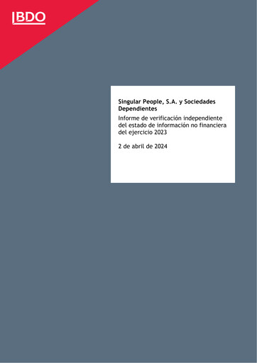 Thumbnail SNGULAR ESG Report 2023