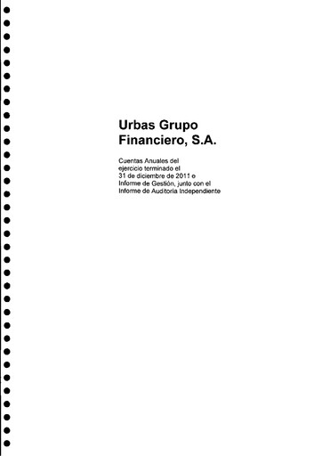 Thumbnail Urbas Grupo Financiero Financial Statement 2011